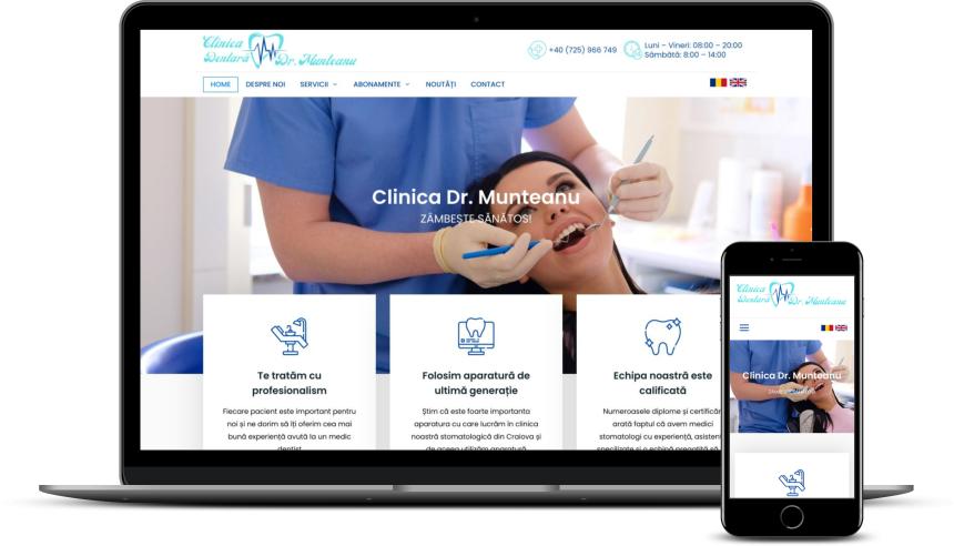 Creare site cabinet stomatologic